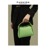Women Soft Pu Leather Shoulder Bag Large Capacity Messenger Bag