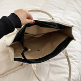 Women's Jacquard Embroidery Canvas Shoulder Bag