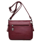 Soft Leather Handbag Casual Shoulder Bags for Women