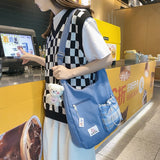Nylon Ladies Shoulder Bag Messenger Small Square Bag