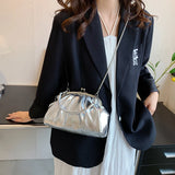 Women's Shell Evening Clutch Crossbody Bag Chain