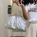 Women's Shell Evening Clutch Crossbody Bag Chain