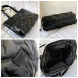 Winter Women's Shoulder Bag Lightweight Waterproof Down Space Bags
