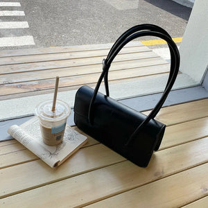 Women Top Handle Shoulder Bag Leather Handbag