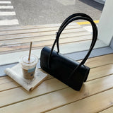 Women Top Handle Shoulder Bag Leather Handbag