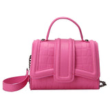 Crocodile Print PU Leather Women's Shoulder Tote Bag