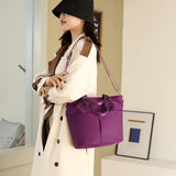 Large Capacity Nylon Tote Bag Women Shoulder Crossbody Bag