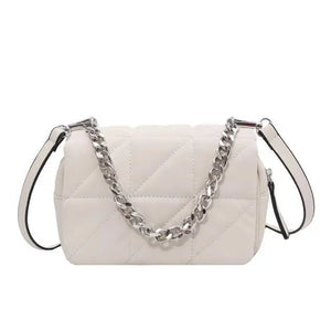 Nylon Mini Shoulder Bag Satchel Style Crossbody Bags Metale Chain Clutches