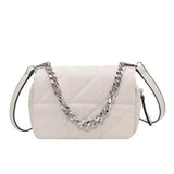Nylon Mini Shoulder Bag Satchel Style Crossbody Bags Metale Chain Clutches