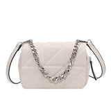Small Nylon Crossbody Bag Women Satchel Style Shoulder Mini Chain Clutches