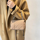 Nylon Mini Shoulder Bag Satchel Style Crossbody Bags Metale Chain Clutches