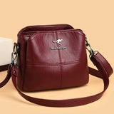 Small Leather Crossbody Bag for Women Shoulder Bag Tote Handbag