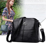 Women's Large Capacity Shoulder Messenger Bag Casual Crossbody Tote Bag