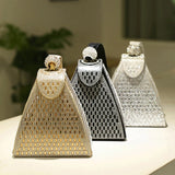 Triangle Rhinestone Clutch Purse for Women