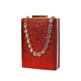 Crystal Rhinestone Handbag Top Handle Shoulder Bag Women's Crossbody Mini Purse