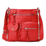 Women's Waterproof PU Leather Shoulder Bag