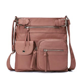 Women's Waterproof PU Leather Shoulder Bag