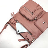 Women's Waterproof PU Leather Shoulder Bag