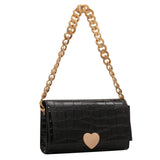 Silver Evening Shoulder Bag Women Diamond Chains Purse Small