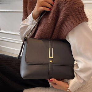 Leather Crossbody Messenger Bag Women Shoulder Bag