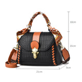 Women's Leather Crossbody Messenger Bag