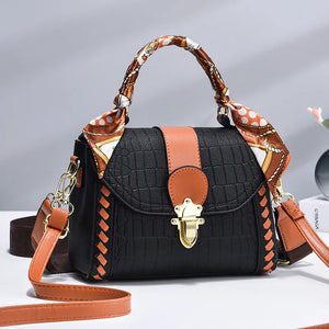 Women's Leather Crossbody Messenger Bag