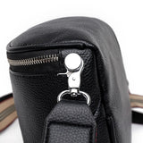Round Crossbody Bag PU Leather Shoulder Bag for Women