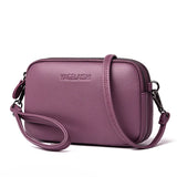 Vintage Leather Crossbody Bag Small Messenger Shoulder Bag Ladies Handbag