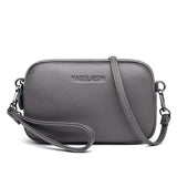 Vintage Leather Crossbody Bag Small Messenger Shoulder Bag Ladies Handbag