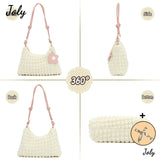 Women Bubble Flower Handbag Crossbody Clutch Bag Purse