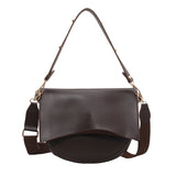 Retro PU Leather Shoulder Bag Women Crossbody Tote Travel Phone Purse