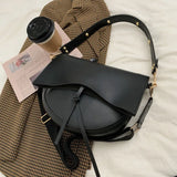 Retro PU Leather Shoulder Bag Women Crossbody Tote Travel Phone Purse