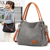 Canvas Shoulder Crossbody Bags Female Messenger Bag Purses And Handbags