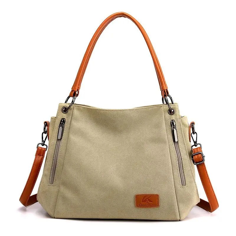 Canvas Shoulder Crossbody Bags Female Messenger Bag Purses And Handbags