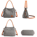 Canvas Shoulder Crossbody Bags Female Messenger Bag Purses And Handbags