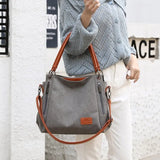 Canvas Shoulder Crossbody Bags Female Messenger Bag Purses And Handbags