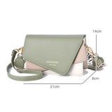 Women's Multi-color Messenger Shoulder Bag Small Square Bag