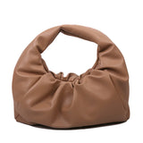 Women's Tote Shoulder Bags Folds Dumplings Soft Roupas Femininas Clutch