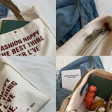 High Capacity Canvas Tote Shoulder Bag