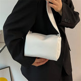 Leather Shoulder Bag - Fall Winter Multifunctional Ladies Messenger Ba