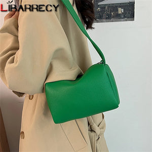 Leather Shoulder Bag - Fall Winter Multifunctional Ladies Messenger Ba