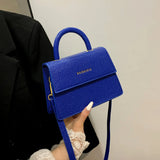 Small Square Bag PU Leather Handbags For Women Shoulder Bag Casual Crossbody Bag