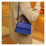 Small Square Bag PU Leather Handbags For Women Shoulder Bag Casual Crossbody Bag