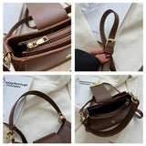 Vintage Small Armpit Bag Women's Clutch Purse in Khaki