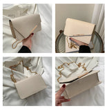 Women Shoulder Bags Chains Flap Crossbody Bag PU Leather Handbags