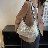 Women's Cotton Crossbody Bag for Winter Shopping