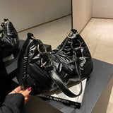 Women's Cotton Crossbody Bag for Winter Shopping