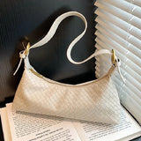 Casual Armpit Bag for Women Woven Handbags