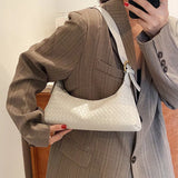 Casual Armpit Bag for Women Woven Handbags
