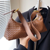 Casual Armpit Bag for Women Woven Handbags